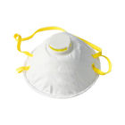 Anti Particulate Dust Face Mask , Dust Protection Mask Cone Shape 180 Degree Perfect Fit